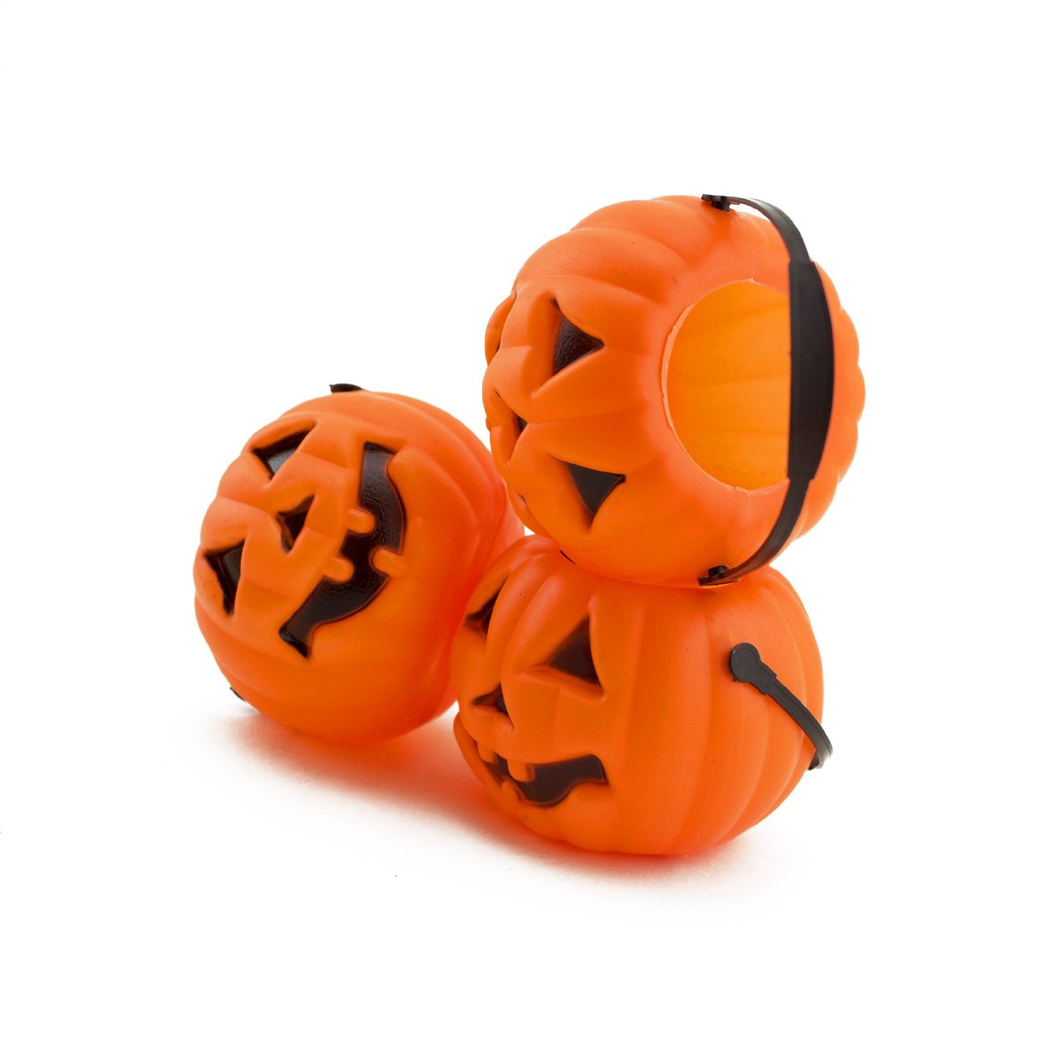 Mini Plastic Jack O Lantern Halloween Pumpkin Party Candy